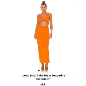 Superdown REVOLVE orange set Small